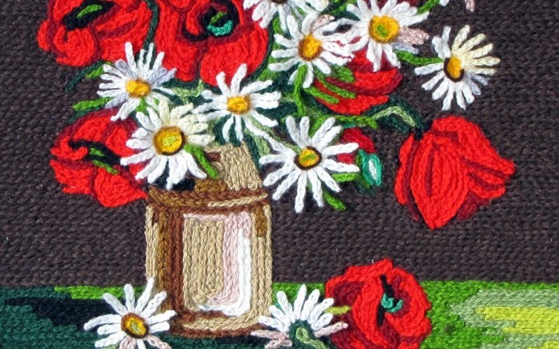 Картина из пряжи