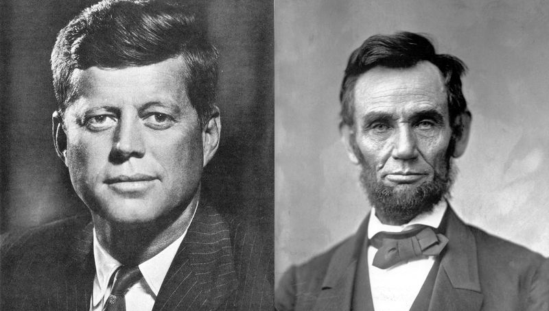 Авраам Линкольн и Дж. Кеннеди
