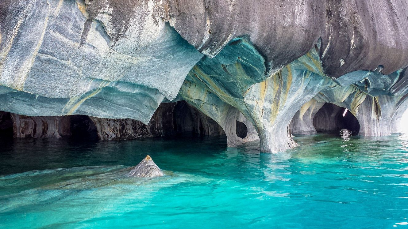 Мраморные пещеры Чиле-Чико